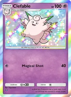 Pokémon-Karte Clefable 215/155