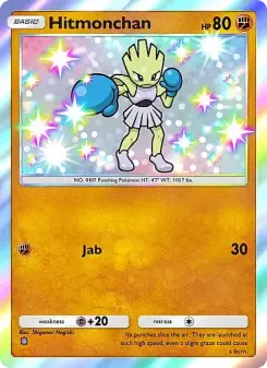 Pokémon-Karte Hitmonchan 219/155
