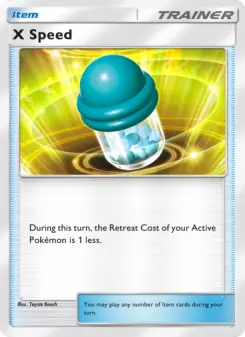 Pokémon-Karte X Speed 002/000