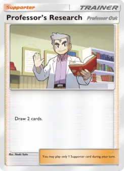 Pokémon-Karte Professor's Research 007/000