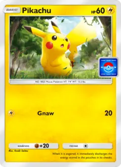 Pokémon-Karte Pikachu 015/000