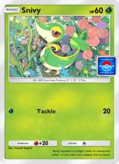 Pokémon-Karte Snivy 027/000