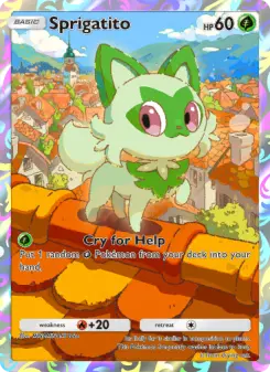 Pokémon-Karte Sprigatito 052/000