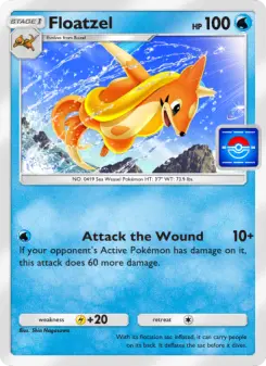 Pokémon-Karte Floatzel 053/000