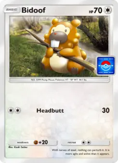 Pokémon-Karte Bidoof 057/000