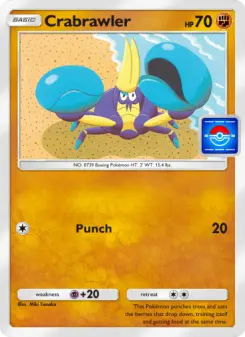 Pokémon-Karte Crabrawler 071/000
