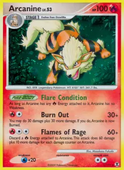 Pokémon-Karte Arcanine 001/111