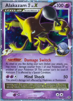 Pokémon-Karte Alakazam 4 103/111