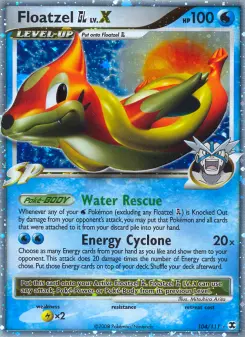 Pokémon-Karte Floatzel GL 104/111