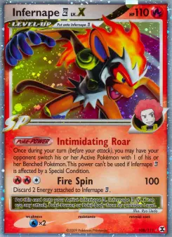 Pokémon-Karte Infernape 4 108/111