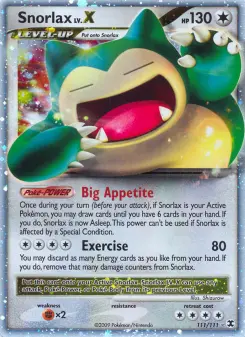 Pokémon-Karte Snorlax 111/111
