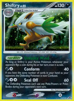 Pokémon-Karte Shiftry 013/111