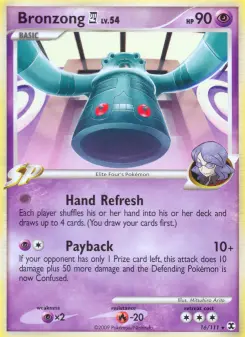 Pokémon-Karte Bronzong 4 016/111