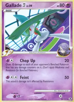 Pokémon-Karte Gallade 4 020/111