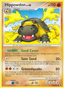 Pokémon-Karte Hippowdon 025/111