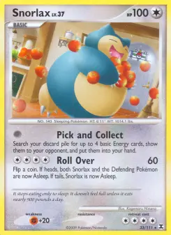 Pokémon-Karte Snorlax 033/111