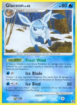 Pokémon-Karte Glaceon 041/111