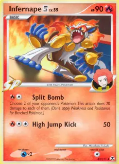 Pokémon-Karte Infernape 4 043/111