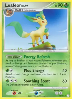 Pokémon-Karte Leafeon 045/111