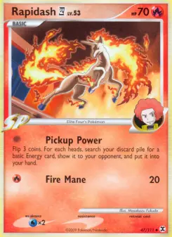 Pokémon-Karte Rapidash 4 047/111