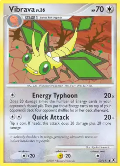 Pokémon-Karte Vibrava 053/111
