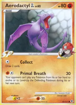 Pokémon-Karte Aerodactyl GL 055/111