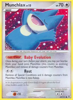 Pokémon-Karte Munchlax 069/111