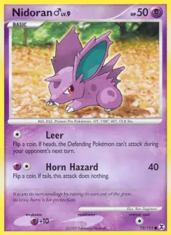 Pokémon-Karte Nidoran♂ 072/111