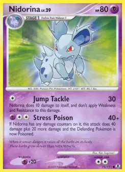 Pokémon-Karte Nidorina 073/111