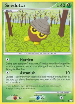 Pokémon-Karte Seedot 078/111