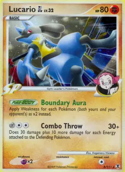 Pokémon-Karte Lucario GL 008/111