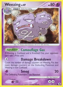 Pokémon-Karte Weezing 087/111