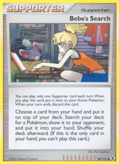 Pokémon-Karte Bebe's Search 089/111