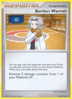 Pokémon-Karte Bertha's Warmth 090/111