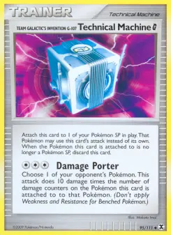Pokémon-Karte Team Galactic's Invention G-107 Technical Machine 095/111