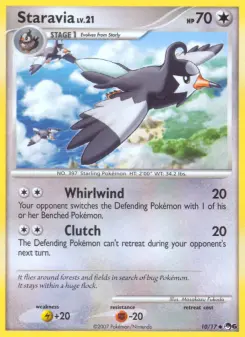 Pokémon-Karte Staravia 010/017