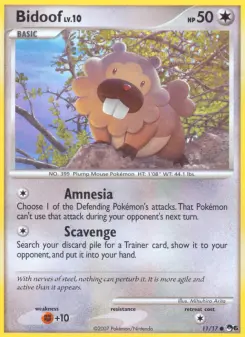 Pokémon-Karte Bidoof 011/017