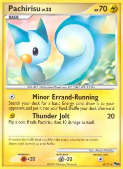 Pokémon-Karte Pachirisu 004/017