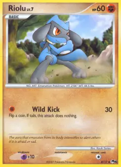 Pokémon-Karte Riolu 008/017