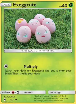 Pokémon-Karte Exeggcute 001/131