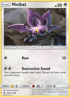 Pokémon-Karte Noibat 100/131