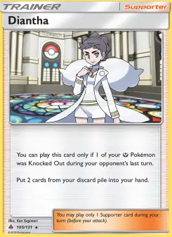 Pokémon-Karte Diantha 105/131