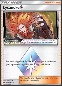 Pokémon-Karte Lysandre ◇ 110/131