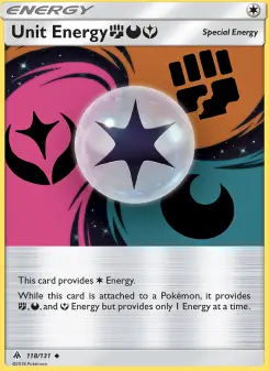 Pokémon-Karte Unit Energy FightingDarknessFairy 118/131