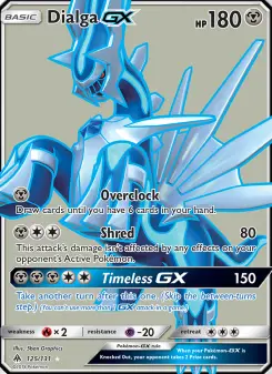 Pokémon-Karte Dialga GX 125/131