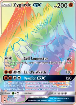 Pokémon-Karte Zygarde GX 136/131
