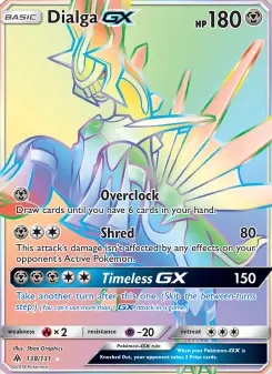 Pokémon-Karte Dialga GX 138/131