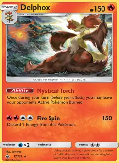 Pokémon-Karte Delphox 017/131