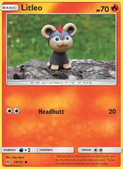 Pokémon-Karte Litleo 018/131