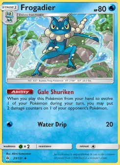 Pokémon-Karte Frogadier 023/131